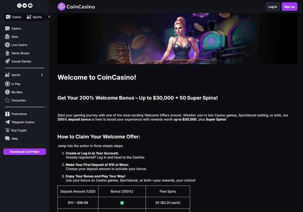 Welcome Bonuses